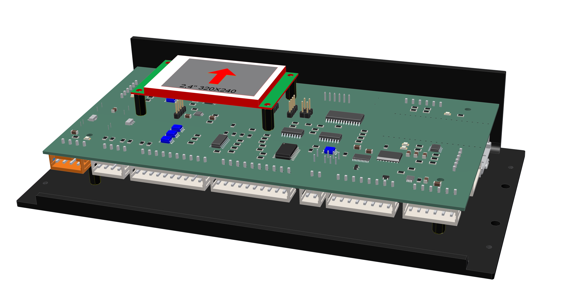 E-Motion III Gehäuse mit Elektronik komplett